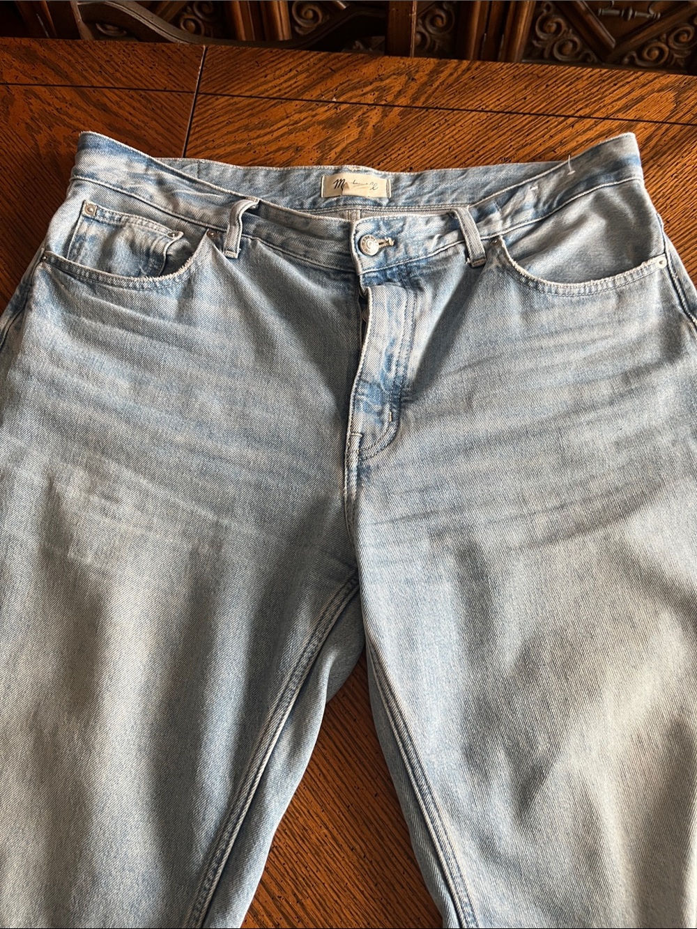 Madewell Darted Barrel Jeans